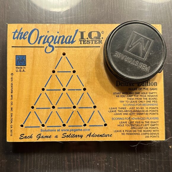 The Original IQ Tester – Deluxe Edition - Picture 1 of 2
